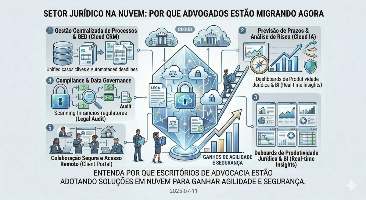 Setor Jurídico na Nuvem: Por Que Advogados Estão Migrando Agora