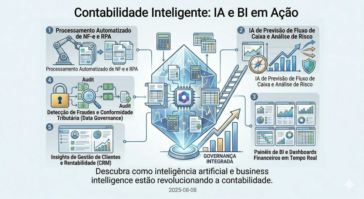Contabilidade Inteligente: IA e BI em Ação