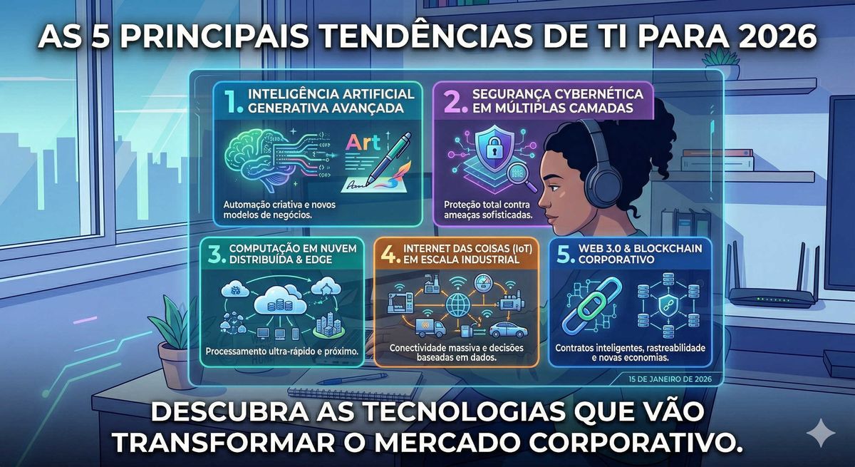 As 5 Principais Tendências de TI que Você Precisa Conhecer para 2026